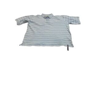 Vintage Y2K South Pole Striped Waffle Knit Polo Short Sleeve Streetwear Hip Hop